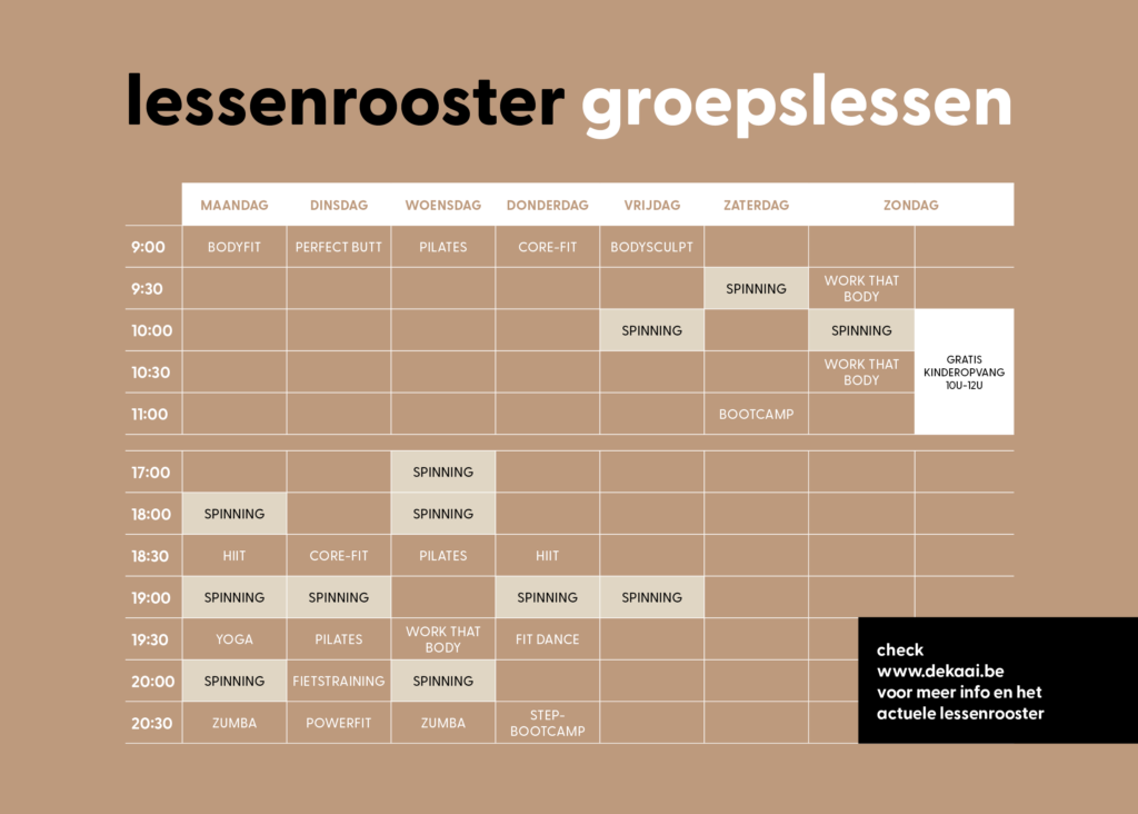 Tabel groepslessen_28.10